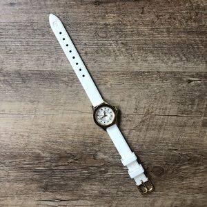Michele Cape 18K Gold Watch - White 28mm